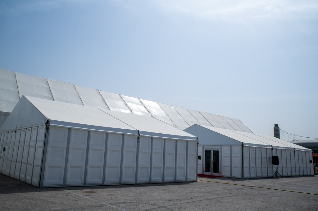 Industry warehouse Storage Tents That Protect Your Valuables From Wind & Rain